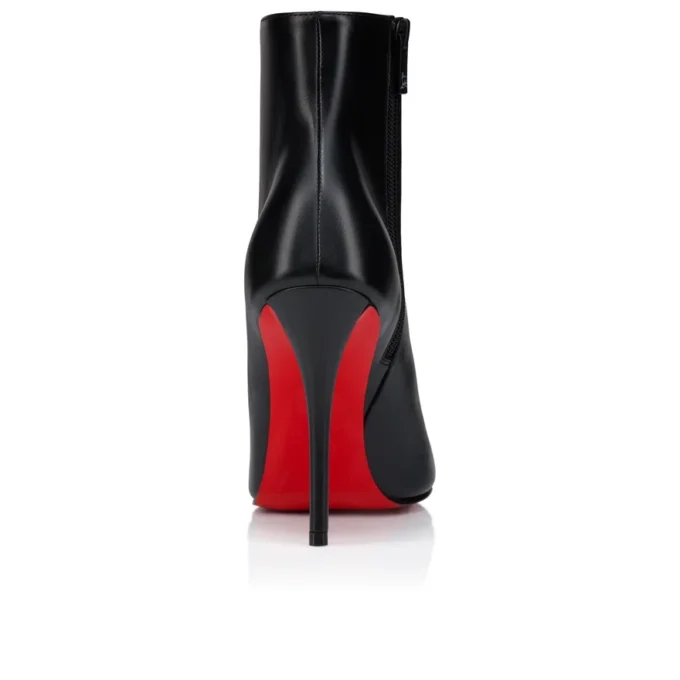 Miss Z Booty – 100 mm lave støvler – kalveskind – sort – kvinder