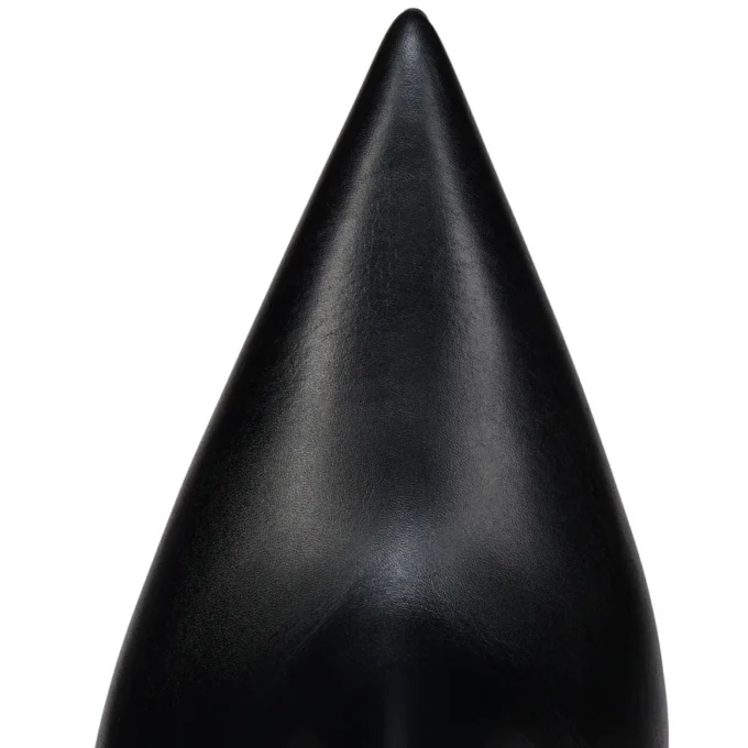 Miss Z Booty – 100 mm lave støvler – kalveskind – sort – kvinder
