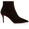 Miss Z Booty – 80 mm lave støvler – kalveskind i velour – Cafa – Dame Miss Z Booty – 80 mm lave støvler – kalveskind i velour – Cafa – Dame