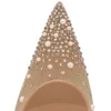 Miss Z Degrastrass Perla – 100 mm pumps – mesh, nappalæder, strass og perler – blush – kvinder Miss Z Degrastrass Perla – 100 mm pumps – mesh, nappalæder, strass og perler – blush – kvinder
