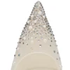 Miss Z Degrastrass Perla – 100 mm pumps – mesh, nappalæder, strass og perler – hvid – kvinder Miss Z Degrastrass Perla – 100 mm pumps – mesh, nappalæder, strass og perler – hvid – kvinder