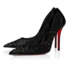 Miss Z Degrastrass Perla – 100 mm pumps – mesh, nappalæder, strass og perler – sort – kvinder Miss Z Degrastrass Perla – 100 mm pumps – mesh, nappalæder, strass og perler – sort – kvinder