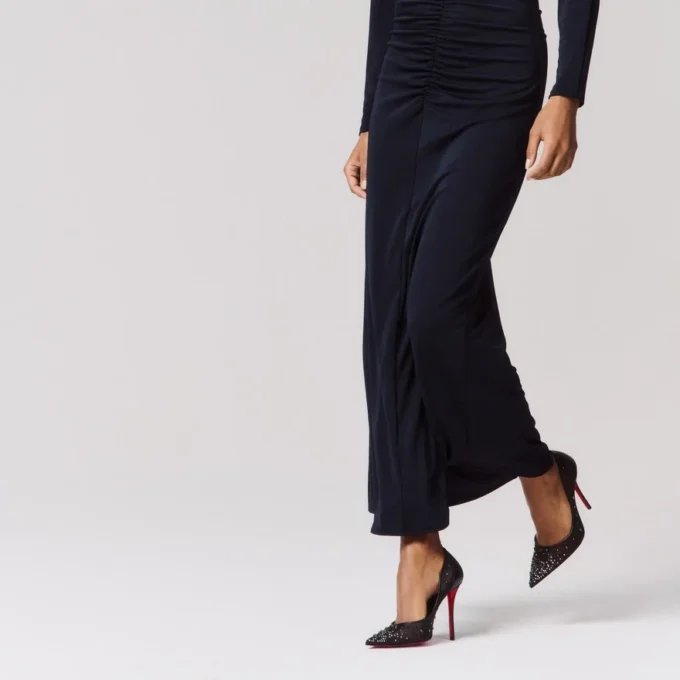 Miss Z Degrastrass Perla – 100 mm pumps – mesh, nappalæder, strass og perler – sort – kvinder Miss Z Degrastrass Perla – 100 mm pumps – mesh, nappalæder, strass og perler – sort – kvinder