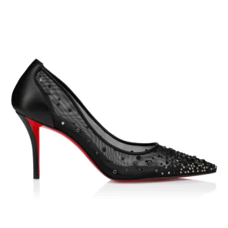 miss z dregrastrass perla 80 mm pumps mesh nappalaeder strass og perler sort kvinder 2 330x330 - Miss Z Dregrastrass Perla - 80 mm pumps - mesh, nappal&aelig;der, strass og perler - sort - kvinder