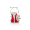 Miss Z Flora – 100 mm remsandaler – perlemorsfarvet nappalæder – Bianco – Dame Miss Z Flora – 100 mm remsandaler – perlemorsfarvet nappalæder – Bianco – Dame