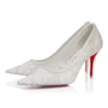 Miss Z Mesh – 80 mm pumps – mesh og nappalæder – hvid – dame Miss Z Mesh – 80 mm pumps – mesh og nappalæder – hvid – dame
