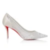 Miss Z Mesh – 80 mm pumps – mesh og nappalæder – hvid – dame Miss Z Mesh – 80 mm pumps – mesh og nappalæder – hvid – dame