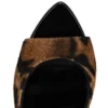 Miss Z Mule – 100 mm mule – ‘Bengali’-printet håret kalveskind, gedeskind og blankt læder – Brun – Dame Miss Z Mule – 100 mm mule – ‘Bengali’-printet håret kalveskind, gedeskind og blankt læder – Brun – Dame