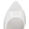 Miss Z Mule – 100 mm mule – lakeret kalveskind – Bianco – Dame Miss Z Mule – 100 mm mule – lakeret kalveskind – Bianco – Dame