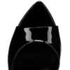 Miss Z Mule – 100 mm mule – lakeret kalveskind – sort – kvinder Miss Z Mule – 100 mm mule – lakeret kalveskind – sort – kvinder