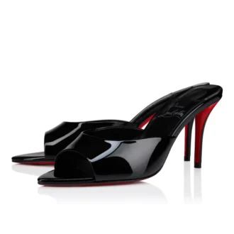Miss Z Mule – 80 mm mule – laklæder – sort – kvinder Miss Z Mule – 80 mm mule – laklæder – sort – kvinder