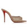 Miss Z Mule Degrasstrass Perla – 100 mm mule – mesh, nappalæder og perler – blush – kvinder Miss Z Mule Degrasstrass Perla – 100 mm mule – mesh, nappalæder og perler – blush – kvinder