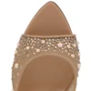 Miss Z Mule Degrasstrass Perla – 100 mm mule – mesh, nappalæder og perler – blush – kvinder Miss Z Mule Degrasstrass Perla – 100 mm mule – mesh, nappalæder og perler – blush – kvinder