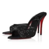 Miss Z Mule Degrasstrass Perla – 100 mm mule – mesh, nappalæder og perler – sort – kvinder Miss Z Mule Degrasstrass Perla – 100 mm mule – mesh, nappalæder og perler – sort – kvinder