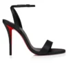 Miss Z-sandal – 100 mm remsandaler – lammeskind – sort – kvinder