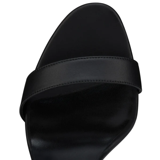 Miss Z-sandal – 100 mm remsandaler – lammeskind – sort – kvinder
