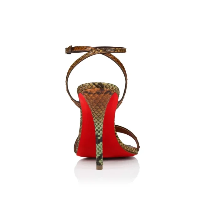 Miss Z-sandal – 100 mm remsandaler – Pythonlæder med farveovergang – Palio Haiiro – Dame Miss Z-sandal – 100 mm remsandaler – Pythonlæder med farveovergang – Palio Haiiro – Dame