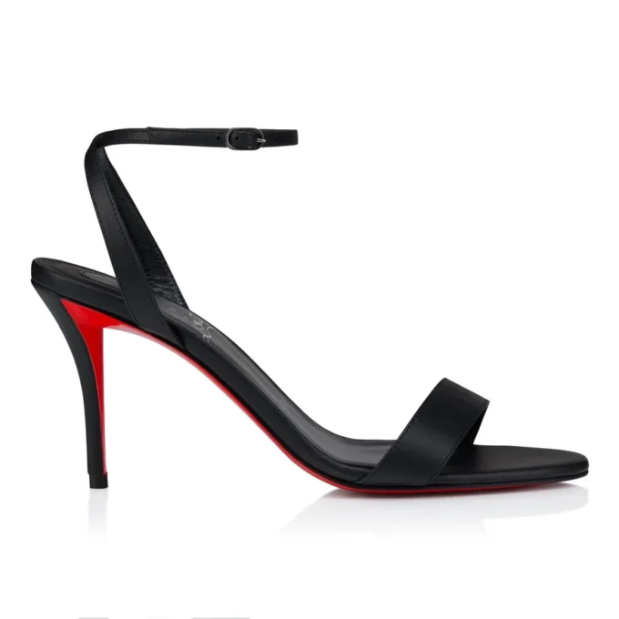 Miss Z-sandal – 80 mm remsandaler – lammeskind – sort – kvinder Miss Z-sandal – 80 mm remsandaler – lammeskind – sort – kvinder