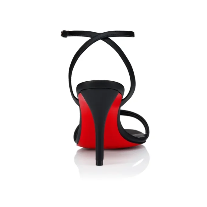 Miss Z-sandal – 80 mm remsandaler – lammeskind – sort – kvinder Miss Z-sandal – 80 mm remsandaler – lammeskind – sort – kvinder