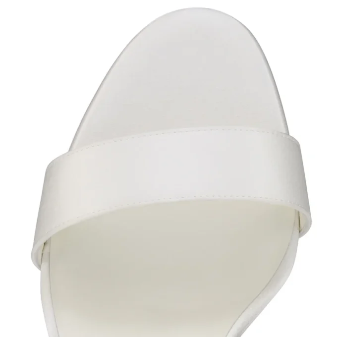 Miss Z Sandal Du Desert – 100 mm remsandaler – crepesatin – elfenben – kvinder