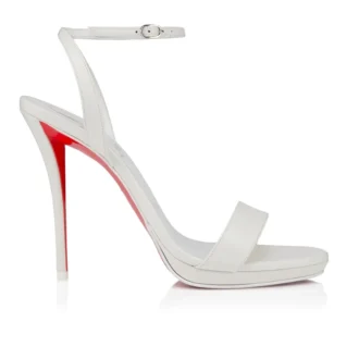 Miss Z Sandal Queen – 120 mm remsandaler – lammeskind – Bianco – Dame Miss Z Sandal Queen – 120 mm remsandaler – lammeskind – Bianco – Dame