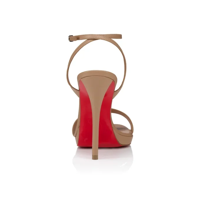 Miss Z Sandal Queen – 120 mm remsandaler – lammeskind – blush – kvinder