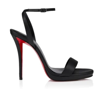 Miss Z Sandal Queen – 120 mm remsandaler – lammeskind – sort – kvinder Miss Z Sandal Queen – 120 mm remsandaler – lammeskind – sort – kvinder