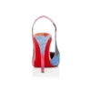 Miss Z Sling Back – 100 mm slingback-pumps – Kinesisk stof med pæonprint – Flerfarvet – Dame Miss Z Sling Back – 100 mm slingback-pumps – Kinesisk stof med pæonprint – Flerfarvet – Dame