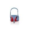 Miss Z Sling Back – 60 mm slingback-pumps – lakeret kalveskind – Ceruleo – Dame Miss Z Sling Back – 60 mm slingback-pumps – lakeret kalveskind – Ceruleo – Dame