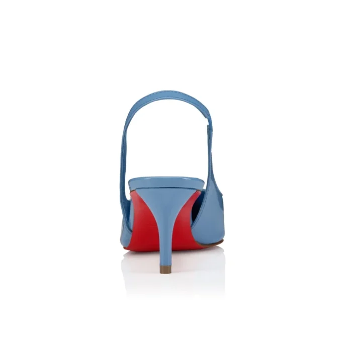 Miss Z Sling Back – 60 mm slingback-pumps – lakeret kalveskind – Ceruleo – Dame Miss Z Sling Back – 60 mm slingback-pumps – lakeret kalveskind – Ceruleo – Dame