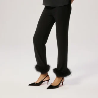 Miss Z Sling Back – 60 mm slingback-pumps – lakeret kalveskind – sort – kvinder Miss Z Sling Back – 60 mm slingback-pumps – lakeret kalveskind – sort – kvinder