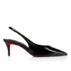 Miss Z Sling Back – 60 mm slingback-pumps – lakeret kalveskind – sort – kvinder Miss Z Sling Back – 60 mm slingback-pumps – lakeret kalveskind – sort – kvinder