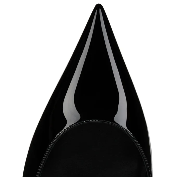Miss Z Sling Back – 60 mm slingback-pumps – lakeret kalveskind – sort – kvinder Miss Z Sling Back – 60 mm slingback-pumps – lakeret kalveskind – sort – kvinder