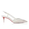 Miss Z Sling Sparkling – 60 mm slingback-pumps – mesh og strass – version i elfenben – kvinder