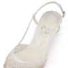 Miss Z Sling Sparkling – 60 mm slingback-pumps – mesh og strass – version i elfenben – kvinder