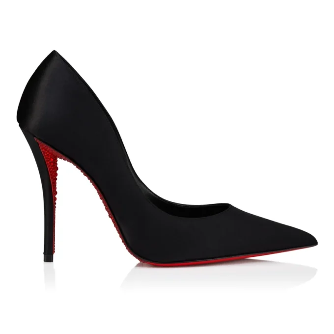 Miss Z Suola Strass – 100 mm pumps – crepe satin – sort – kvinder Miss Z Suola Strass – 100 mm pumps – crepe satin – sort – kvinder