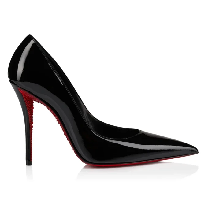 Miss Z Suola Strass – 100 mm pumps – laklæder – sort – kvinder