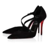 Miss Ziggyta – 100 mm pumps – kalveskind i velour – sort – kvinder Miss Ziggyta – 100 mm pumps – kalveskind i velour – sort – kvinder