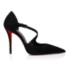 Miss Ziggyta – 100 mm pumps – kalveskind i velour – sort – kvinder Miss Ziggyta – 100 mm pumps – kalveskind i velour – sort – kvinder
