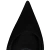 Miss Ziggyta – 100 mm pumps – kalveskind i velour – sort – kvinder Miss Ziggyta – 100 mm pumps – kalveskind i velour – sort – kvinder