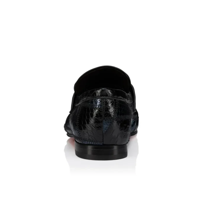 Mocallista – Loafers – Patchwork af vandslangeskind – Sort – Dame