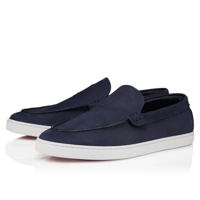 Moonboat – Loafers – Vendt nubucklæder – Zaffiro – Herre