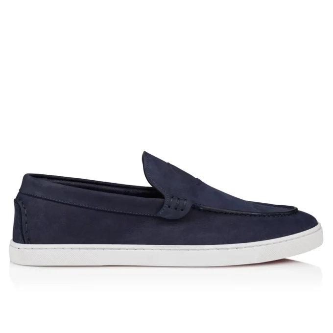 Moonboat – Loafers – Vendt nubucklæder – Zaffiro – Herre