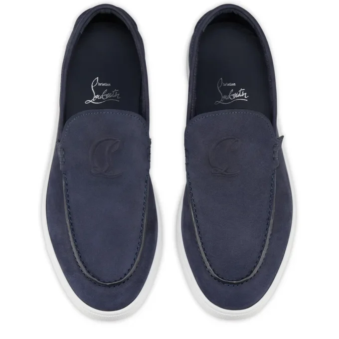 Moonboat – Loafers – Vendt nubucklæder – Zaffiro – Herre