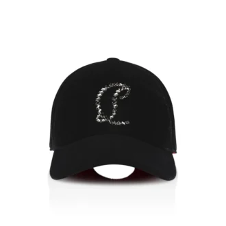 Mooncrest Stones – Baseballkasket – Fløjl og strass – Sort