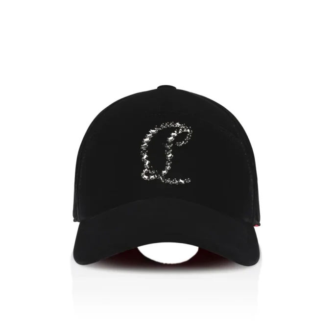 Mooncrest Stones – Baseballkasket – Fløjl og strass – Sort