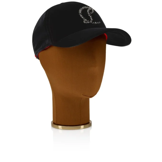 Mooncrest Stones – Baseballkasket – Fløjl og strass – Sort