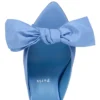 Mulazee – 60 mm mule – silketafta – ceruleo – kvinder Mulazee – 60 mm mule – silketafta – ceruleo – kvinder
