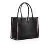 Nastroloubi L – Tote bag – Kornet kalveskind – Sort