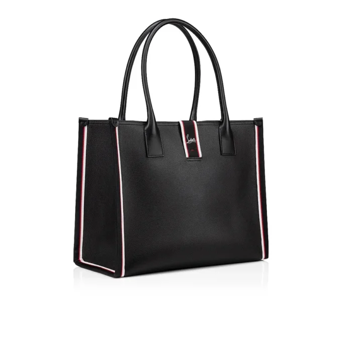 Nastroloubi L – Tote bag – Kornet kalveskind – Sort